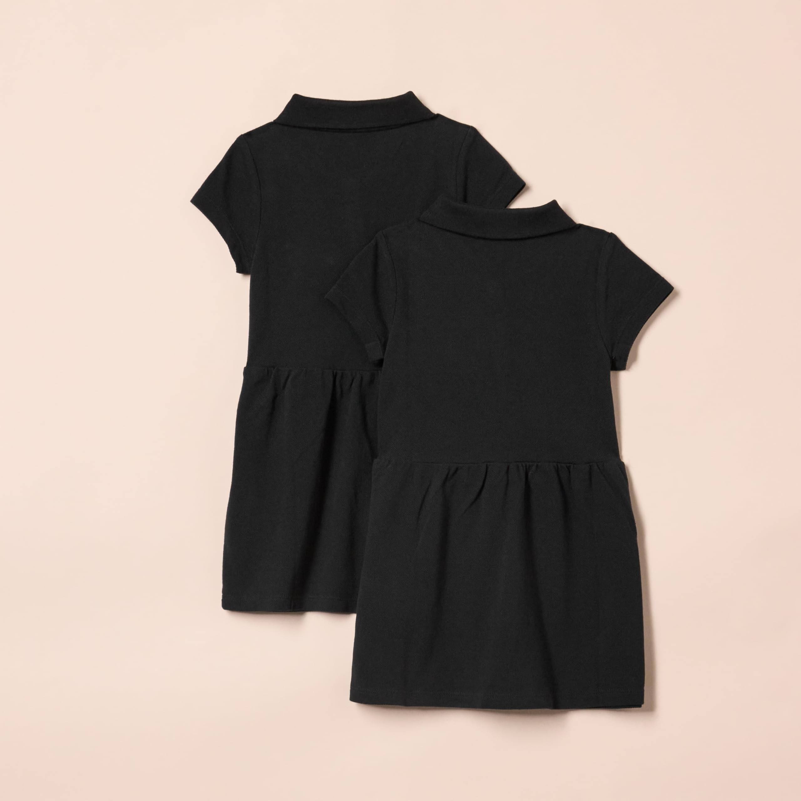 Amazon Essentials Polos en piqué à Manches Courtes Fille, Packs Multiples