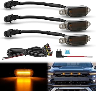Nilight Front Grille Marker Light For 2004-2019 Ford F-150 Raptor