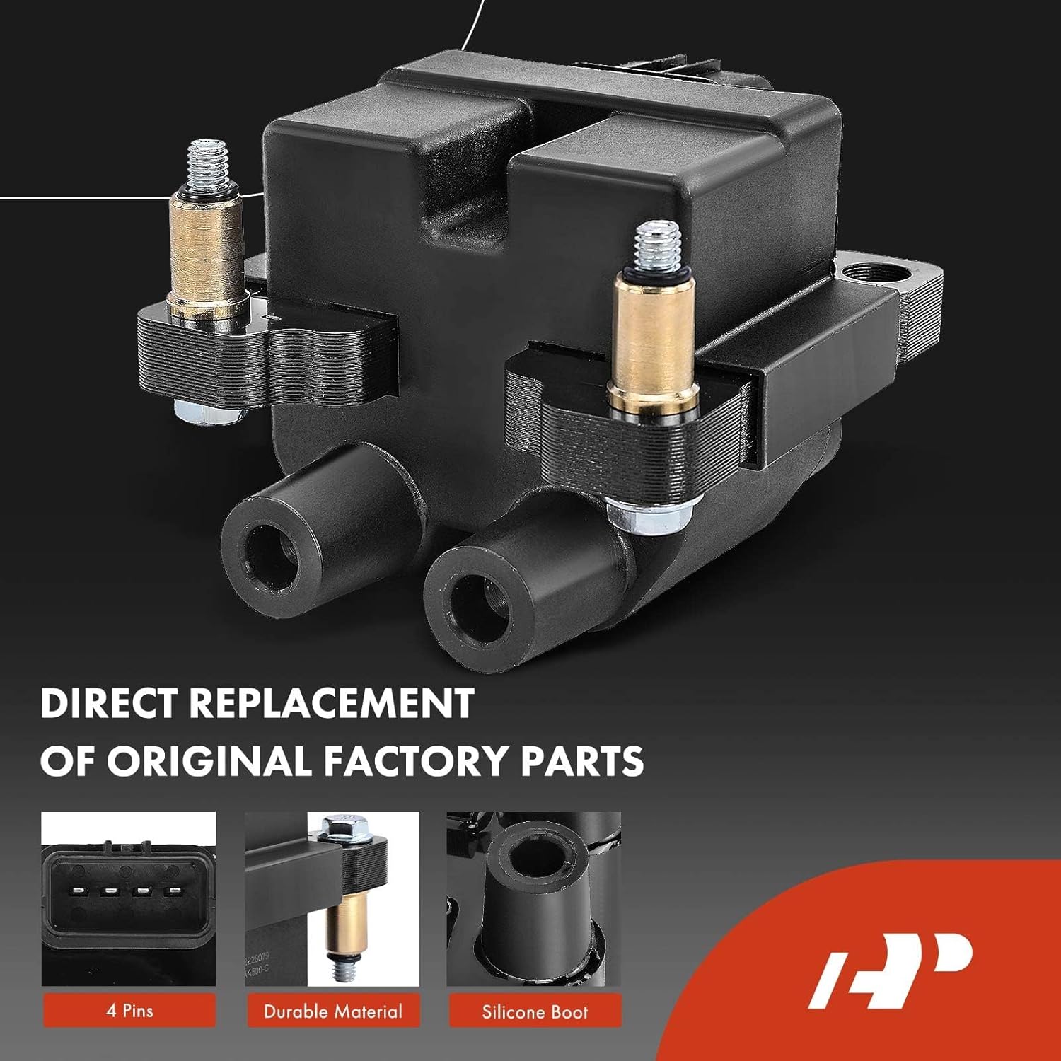 A-Premium Ignition Coils and Spark Plugs Kits Compatible with Subaru Outback 2005-2009, Forester 2005-2008, Impreza 2005-2010, Legacy 2005-2009 & Saab 9-2X 2005-2006, Naturally Aspirated