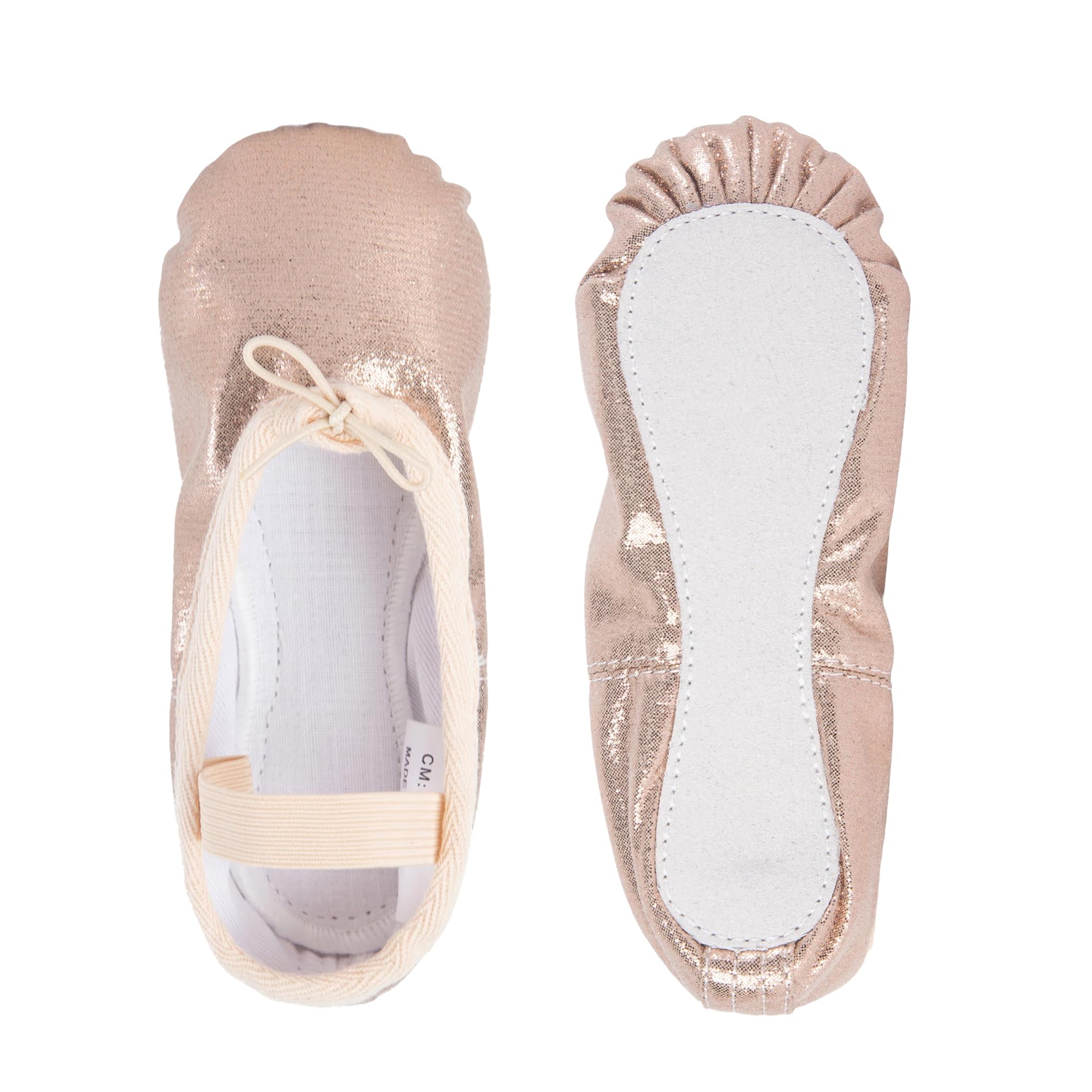 Scarpe Danza Classica Glitter Scarpe da Ballerina Suola Intera Scarpette da Danza Scarpette da Balletto Ginnastica Ballo Pantofole per Bambina Ragazze e Donna