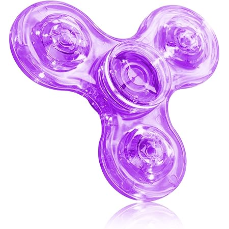 Amazon Com Figrol Fidget Spinner Fidget Toy Led Light Up Finger Toy Hand Figit Spinner For Kids With Adhd Anxiety Stress Reducer Toys Games