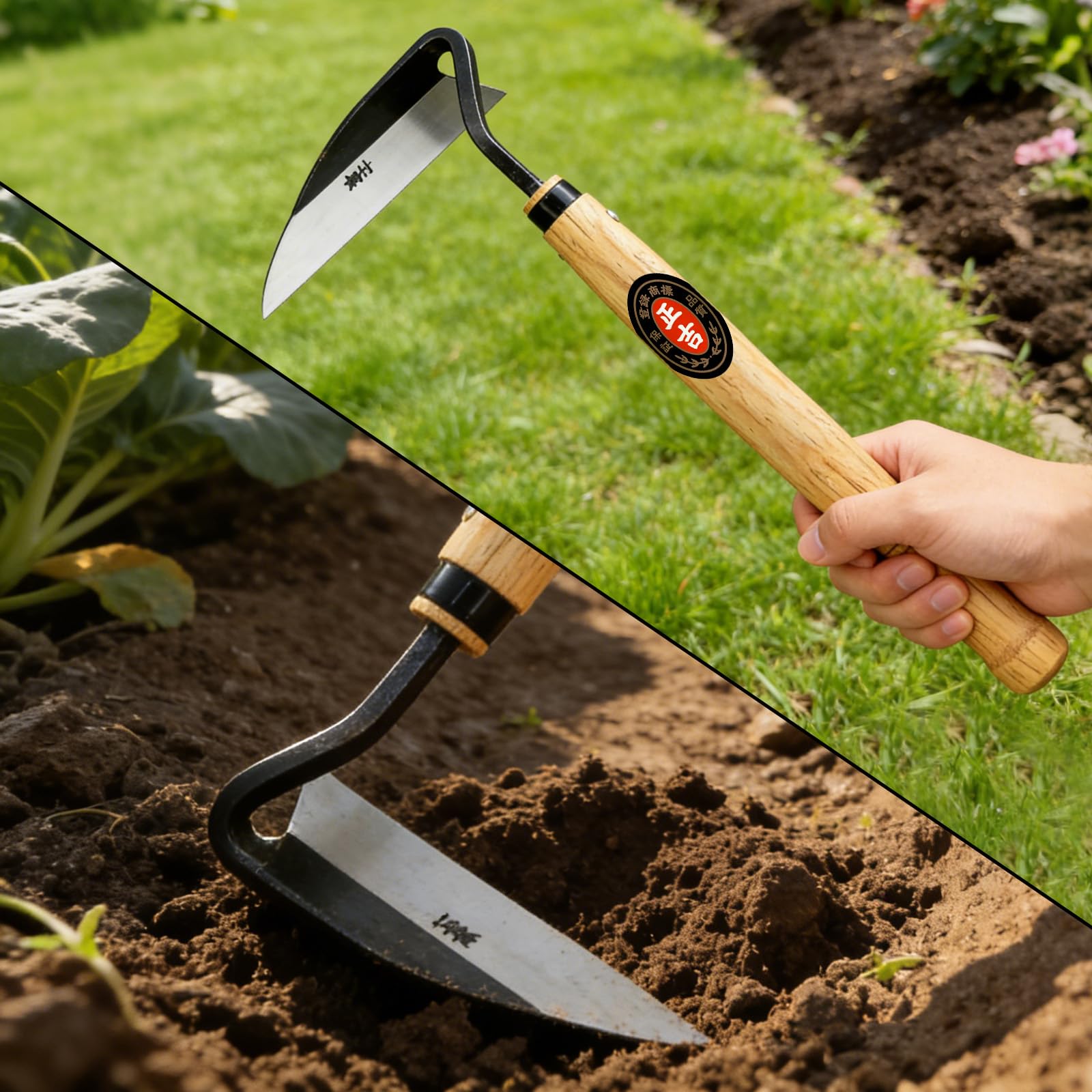お花摘みなのだ Amazon.com : Kana Hoe 217 Japanese Garden Hand Hoe Sickle (Right