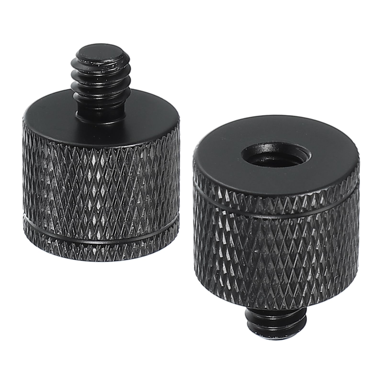PATIKIL Adattatore Vite Treppiede M6 Femmina a 1/4" Maschio, 2Pz Vite per Microfono Vite Fotocamera Convertitore a Doppia Testa per Supporto Microfono Accessori Braccio Magico