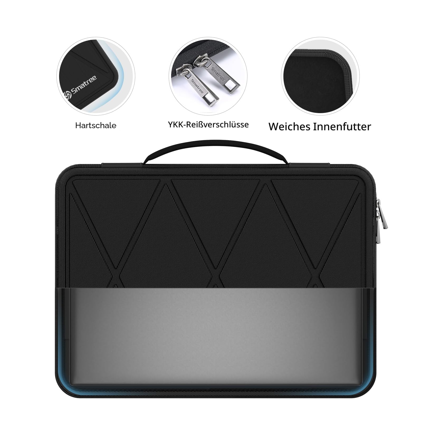 Smatree Hard Eva Schutzhülle Tasche Kompatibel für 16 Zoll Lenovo ThinkBook 16p Gen 4/3/2 Laptop, Wasserdicht Hard Hülle für 16 Zoll Lenovo ThinkBook 16 Gen 6 Laptop(X8282)