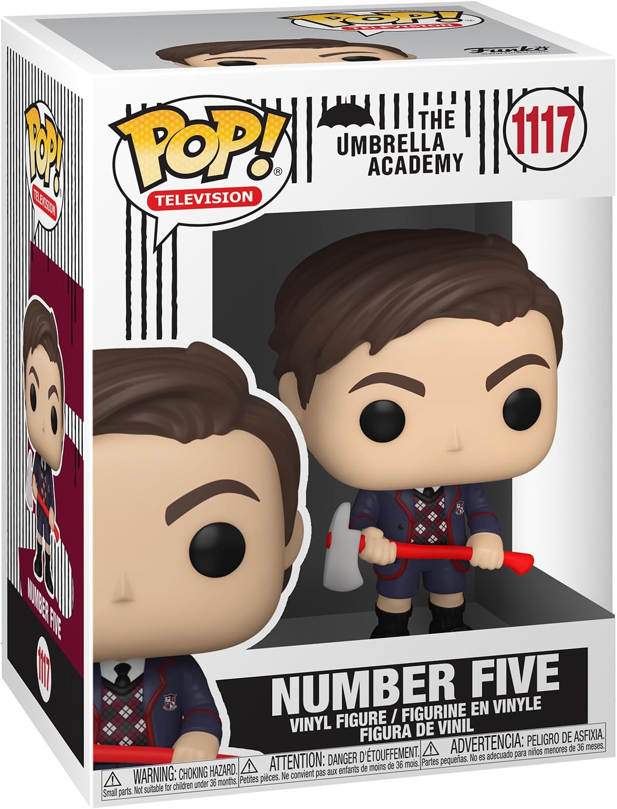Funko 55071 POP TV: Umbrella Academy- Number 5 Vinyl