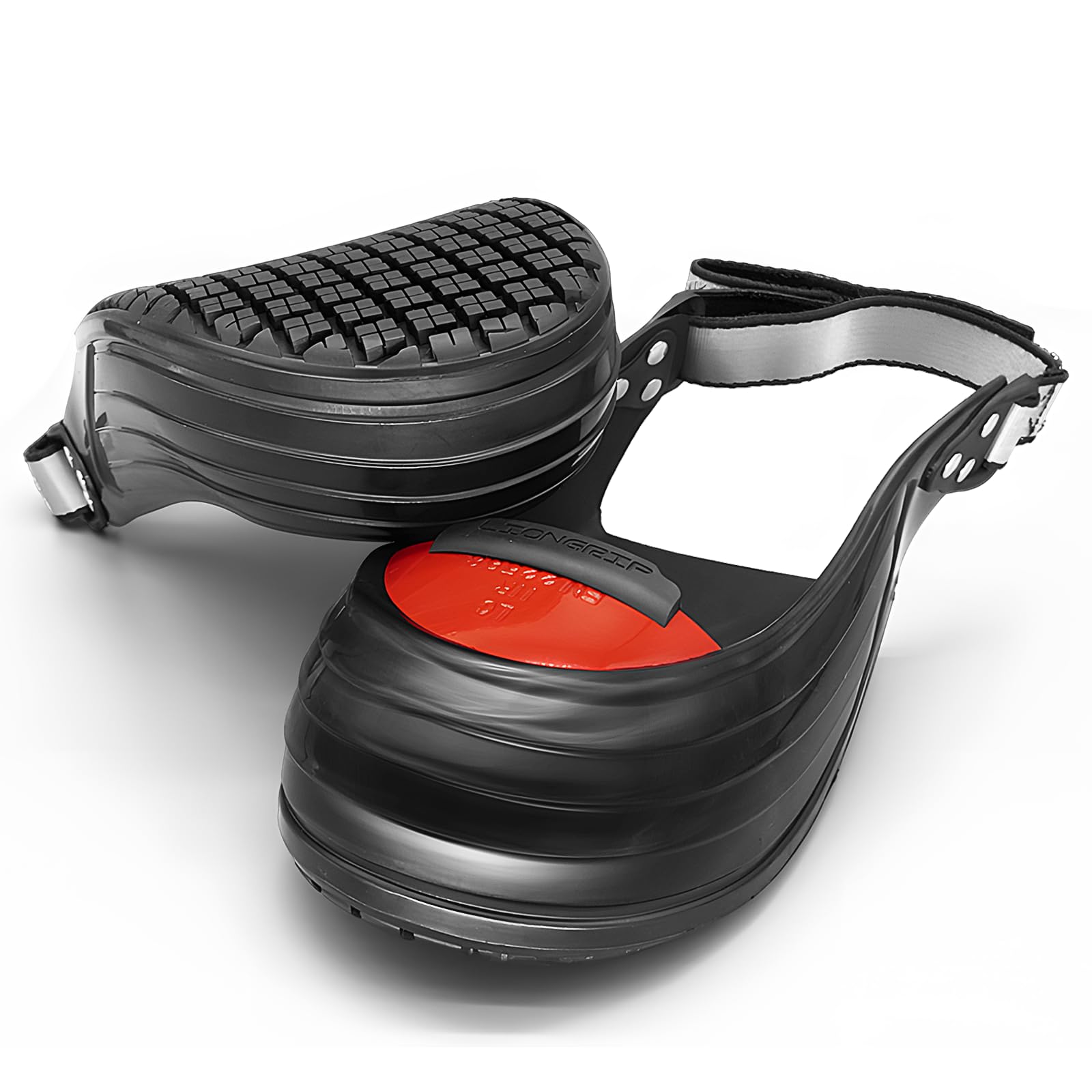 LG08 Steel Toe Shoe Covers - CE/ASTM Certified Slip Resistant Overshoes with Ultra-Light Titanium Alloy Toe Cap, Oilproof?FO?& Acid and alkali resistant for Industrial Work (M(US5.5-9.5))