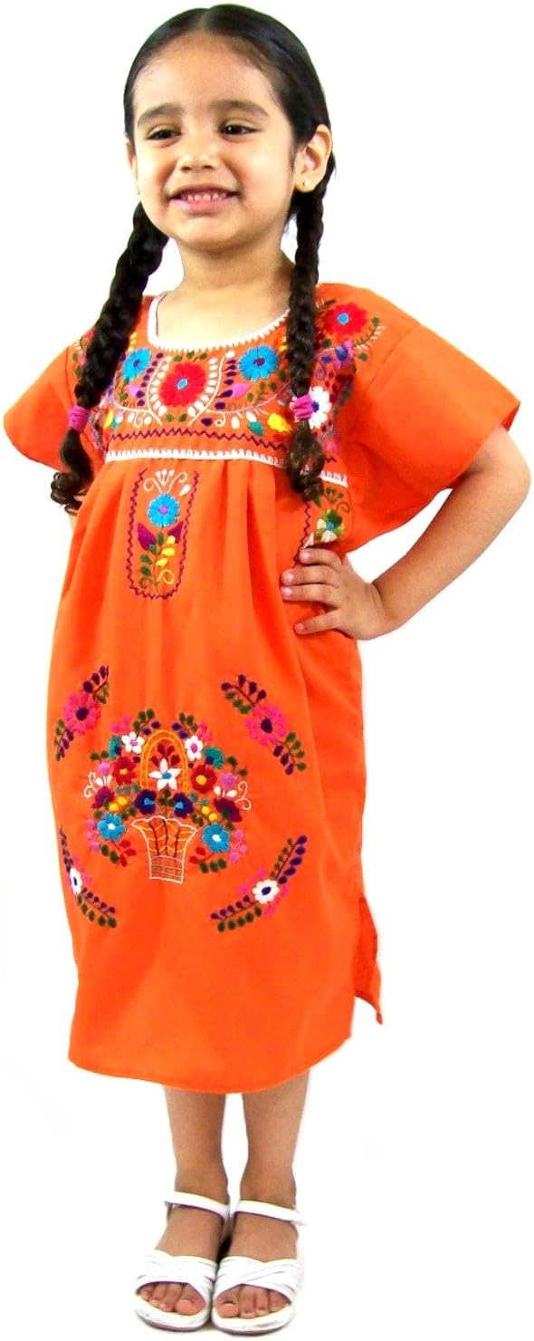 Leos Mexican ImportsGirls Mexican Puebla Dress