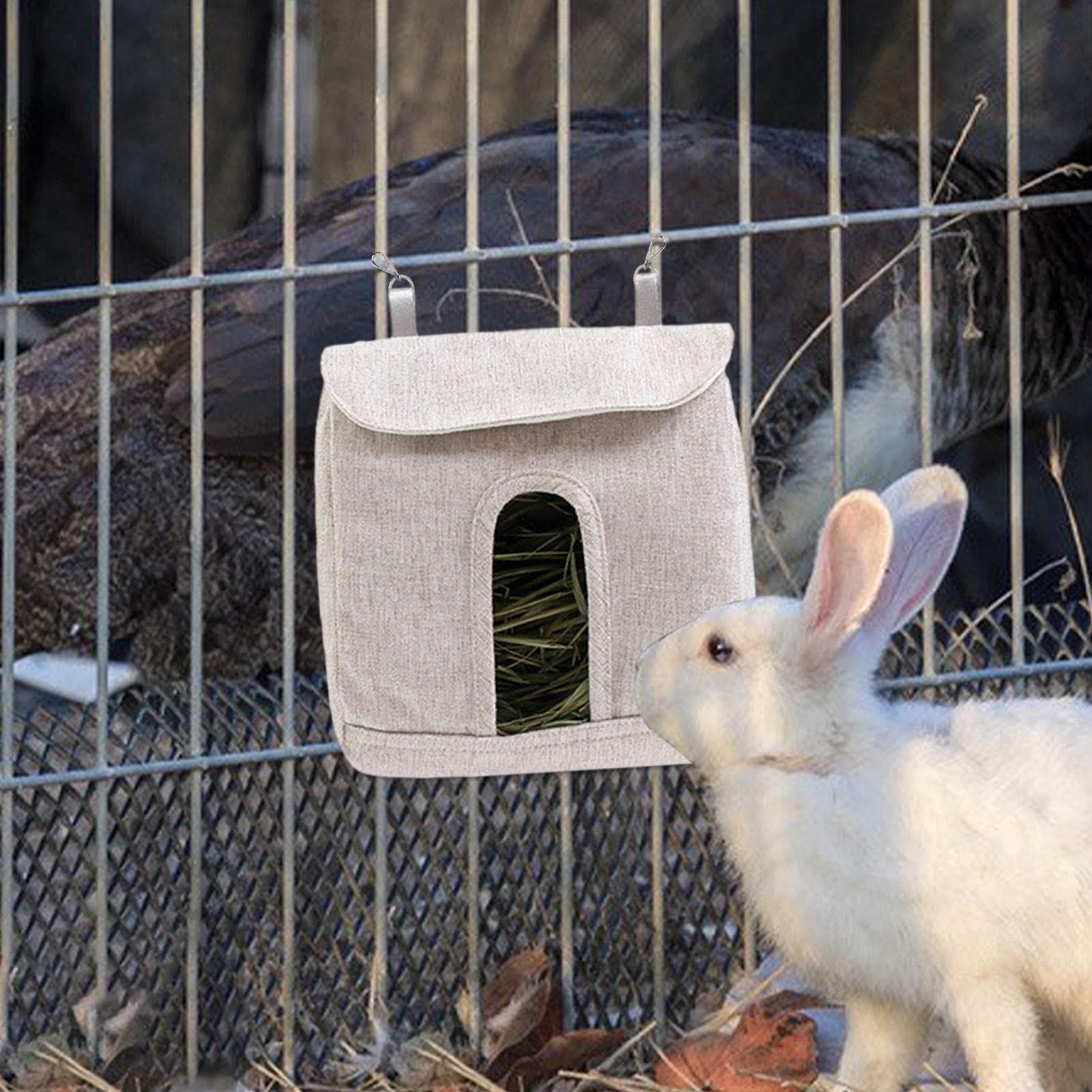 Heu-Futterspender Für Kleintiere – Aus Oxford-Stoff, Für Kaninchen, Meerschweinchen & Chinchillas