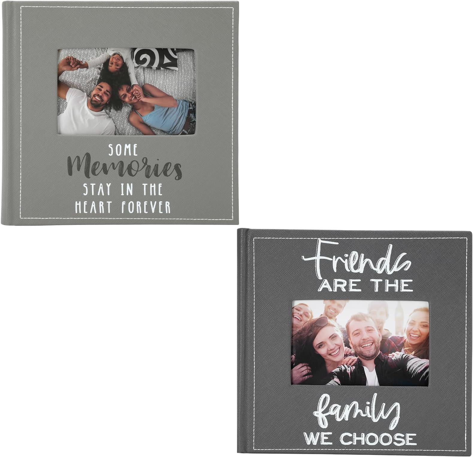 Photo Album 4x6 Inch,Pack of 2 Copies 4x6 Photo Albums,Each Photo Book Hold 80 Photos,Idea for Wedding Photo Album or Baby Photo Albums or Album De Fotos Para Family Photo Album