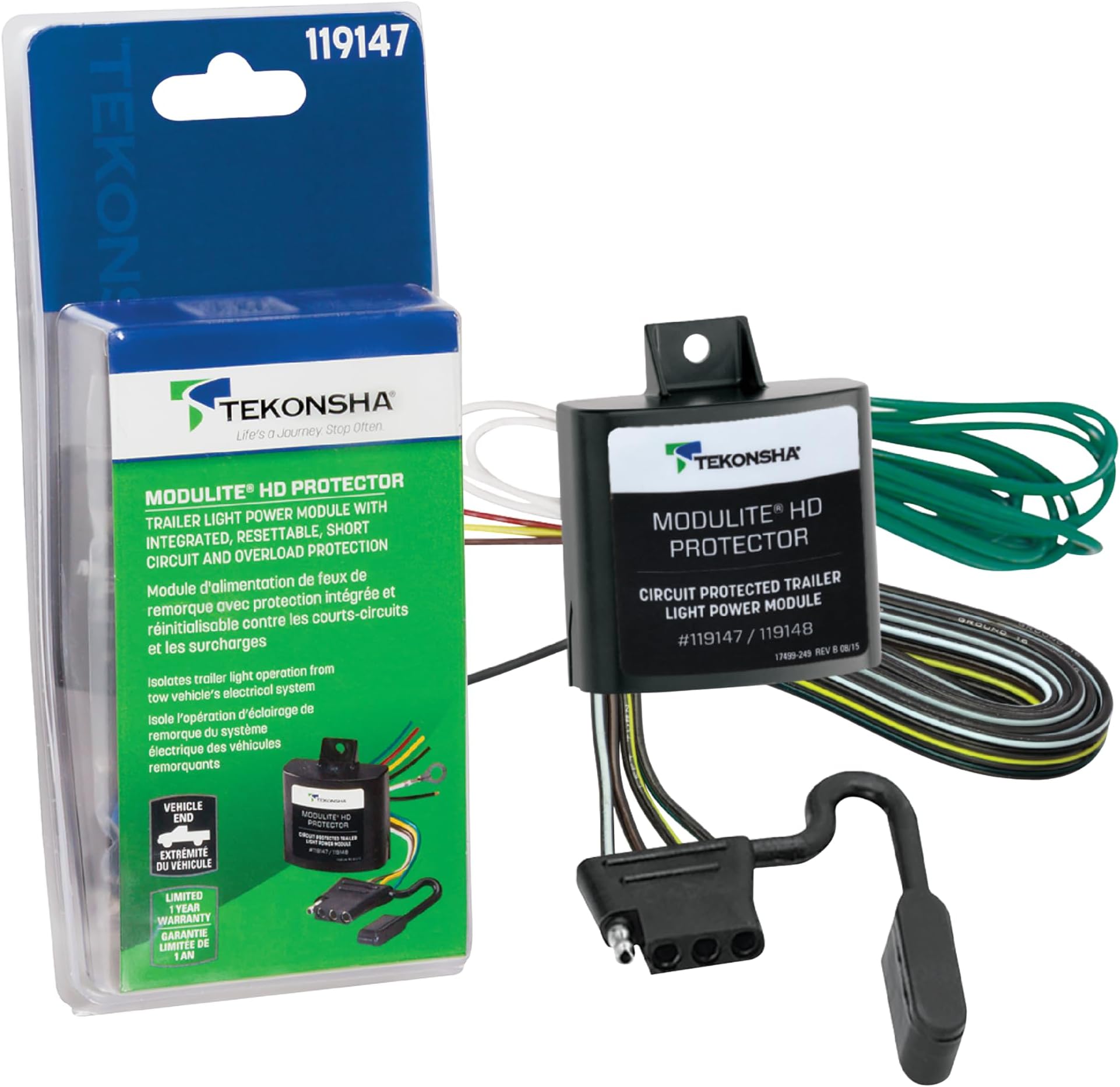 Tekonsha 119147 ModuLite HD Protector Trailer Light Power Module