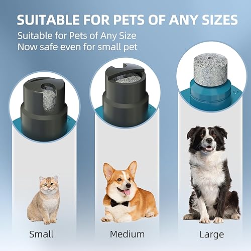 Miniatura 4 de PAPIFEED Molinillo de uñas para perros con 2 luces LED, recortadora de uñas recargable de 3 velocidades, potente lima de uñas eléctrica mejorada,