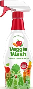 Veggie Wash Fruit and Vegetable Wash, 16 Fluid Ounce, Pack of 12