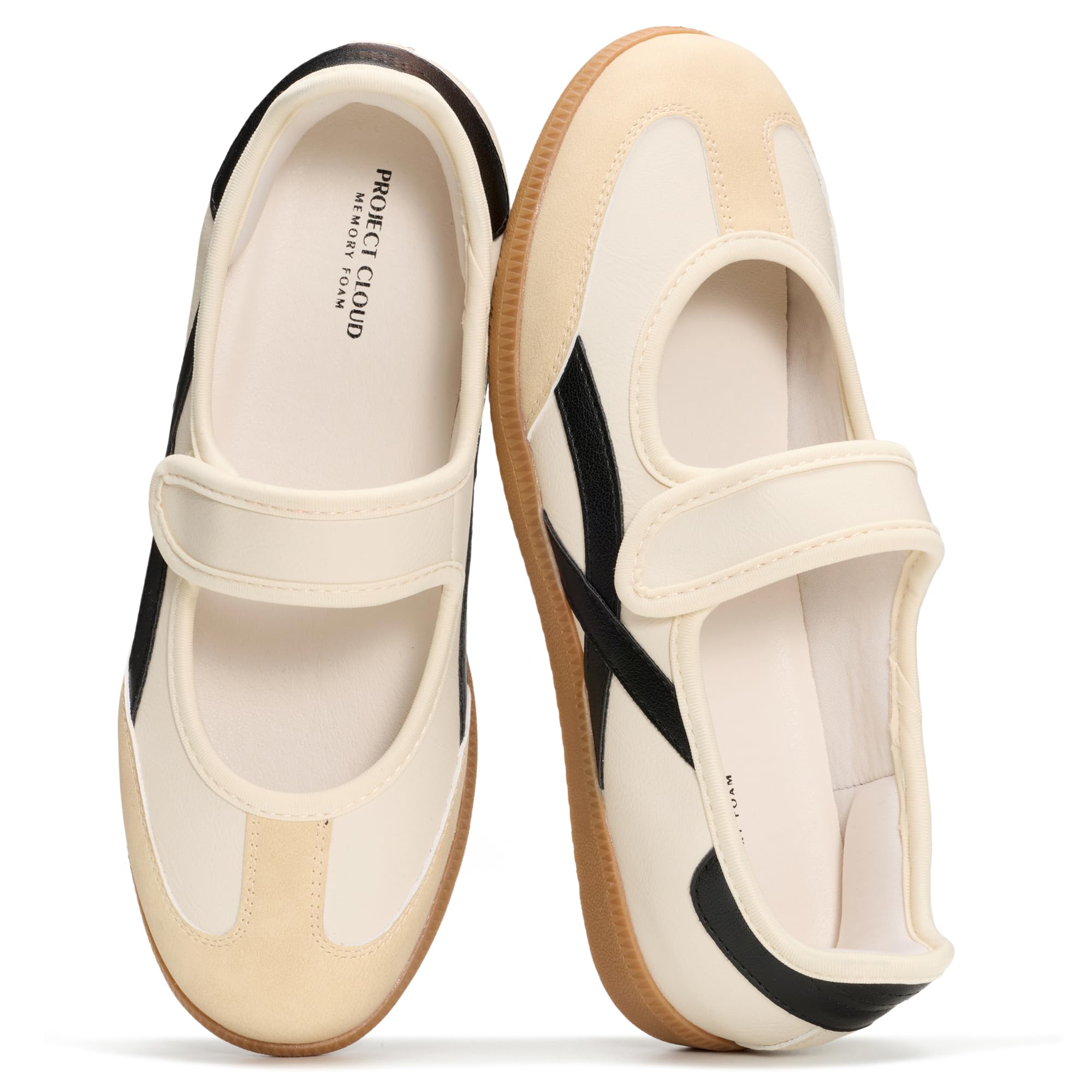 Project Cloud Mary Jane Shoes, Comfortable Fashion Sneakers for Women