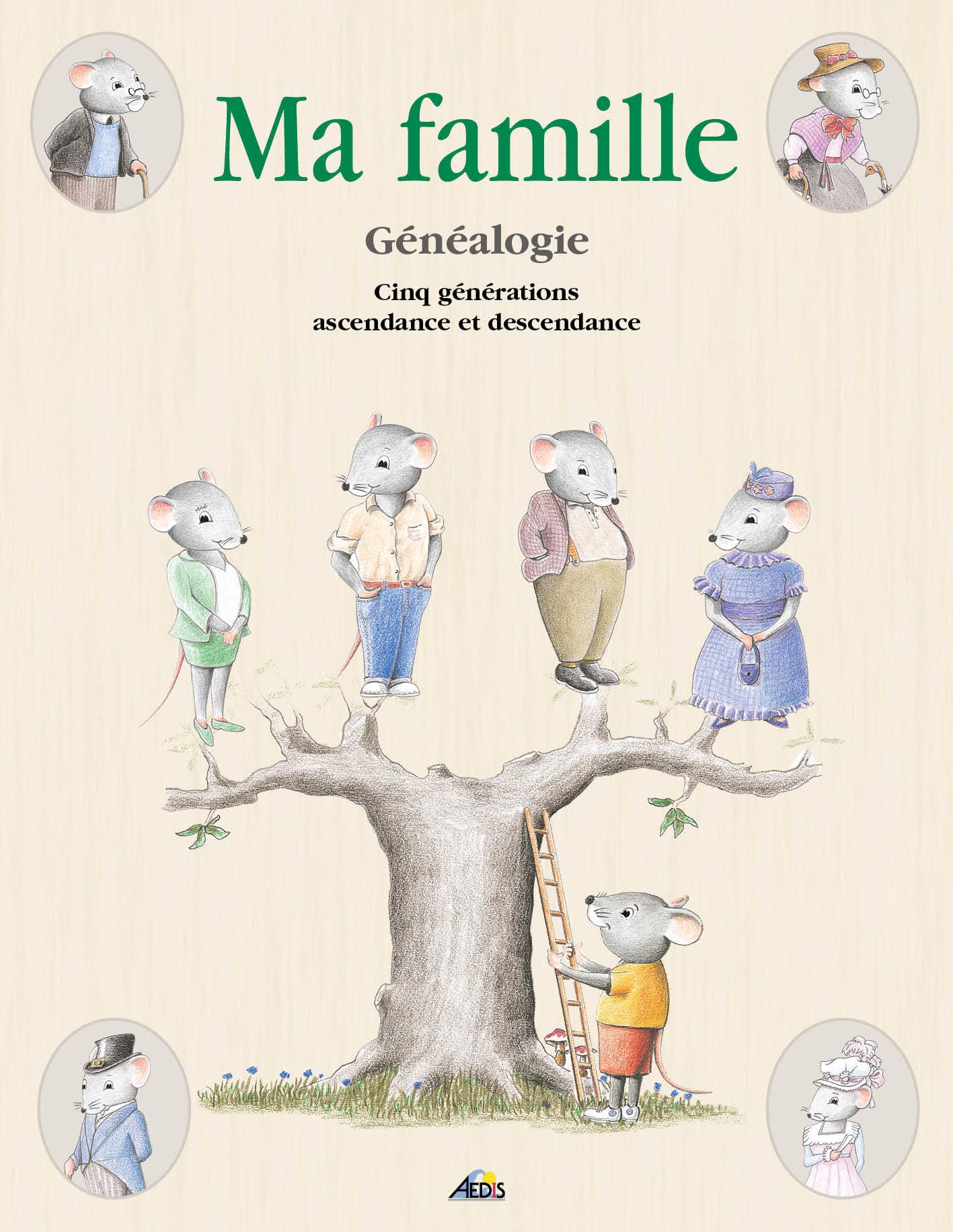 Ma famille: Généalogie, cinq générations ascendance et descendance