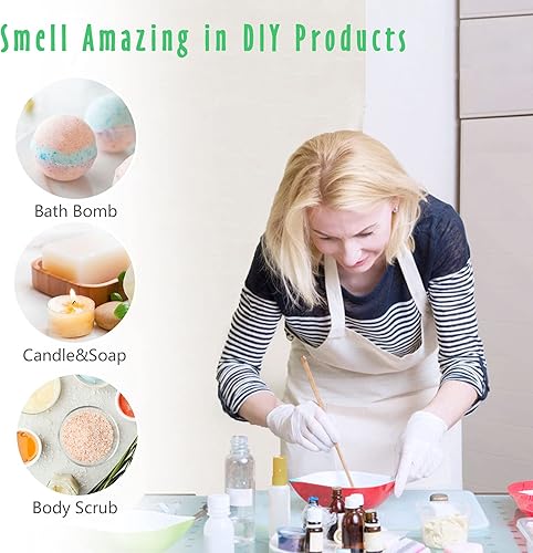 Miniatura 5 de Aceites aromáticos MitFlor Christmas - Juego de 6 aceites perfumados de alta calidad, aceites esenciales navideños para difusores para el hogar,