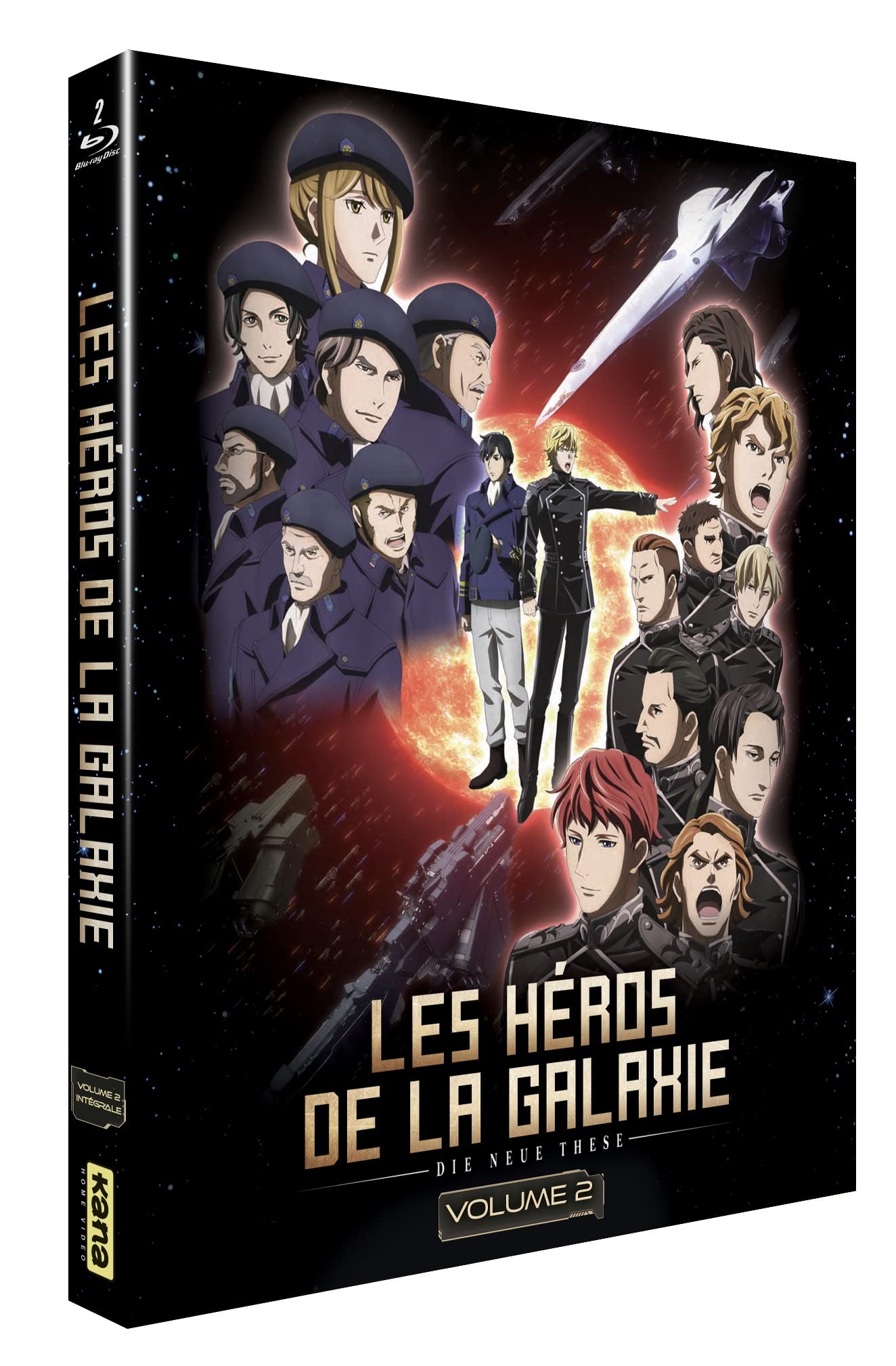 Les Héros de la Galaxie Volume 2 edición Blu-ray con animación superior
