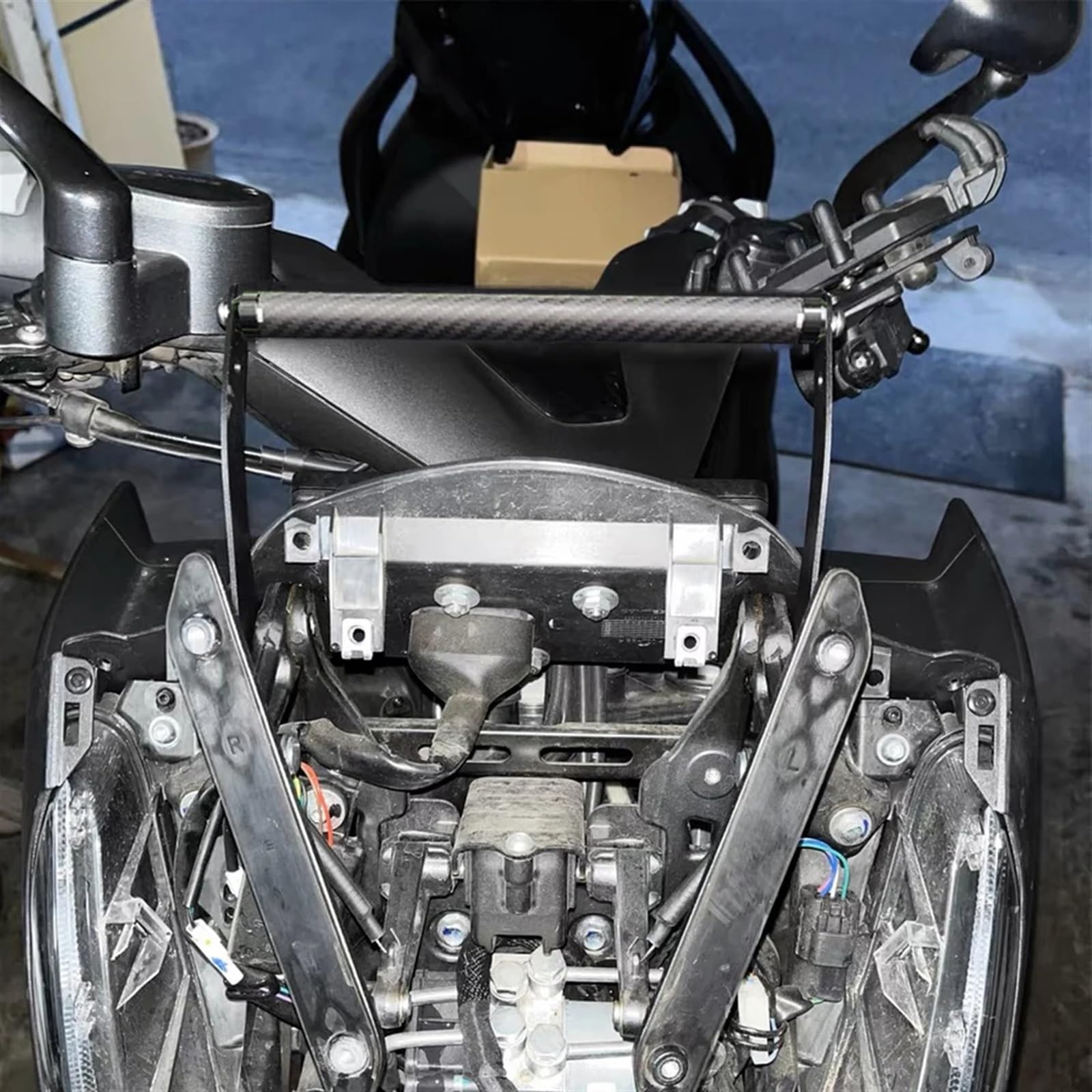 Soporte GPS De Cabina para Zontes para 310M para 350M para 350D Soporte Navegación para Parabrisas Delantero De Motocicleta Soporte para Teléfono Móvil Soporte para GPS Parabrisas GPS Soporte