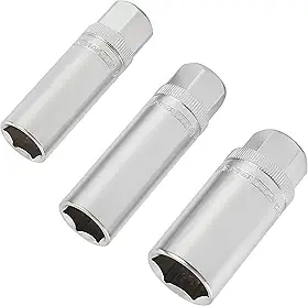 OEMTOOLS Conjunto de soquetes de ignição magnético 22891 3/8 Drive, contém soquetes profundos de 6 pontos de 5/8" (16 mm), 9/16" e 13/16", serve para a maioria das velas de ignição do carro