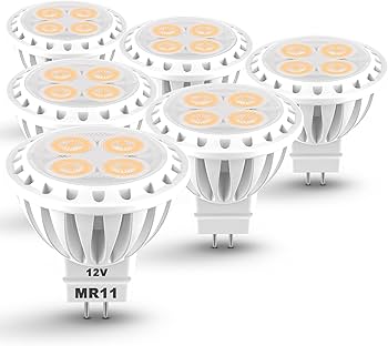ALIDE 3W MR11 LED Light Bulbs, 12v 20w 35w Replacement, Low
