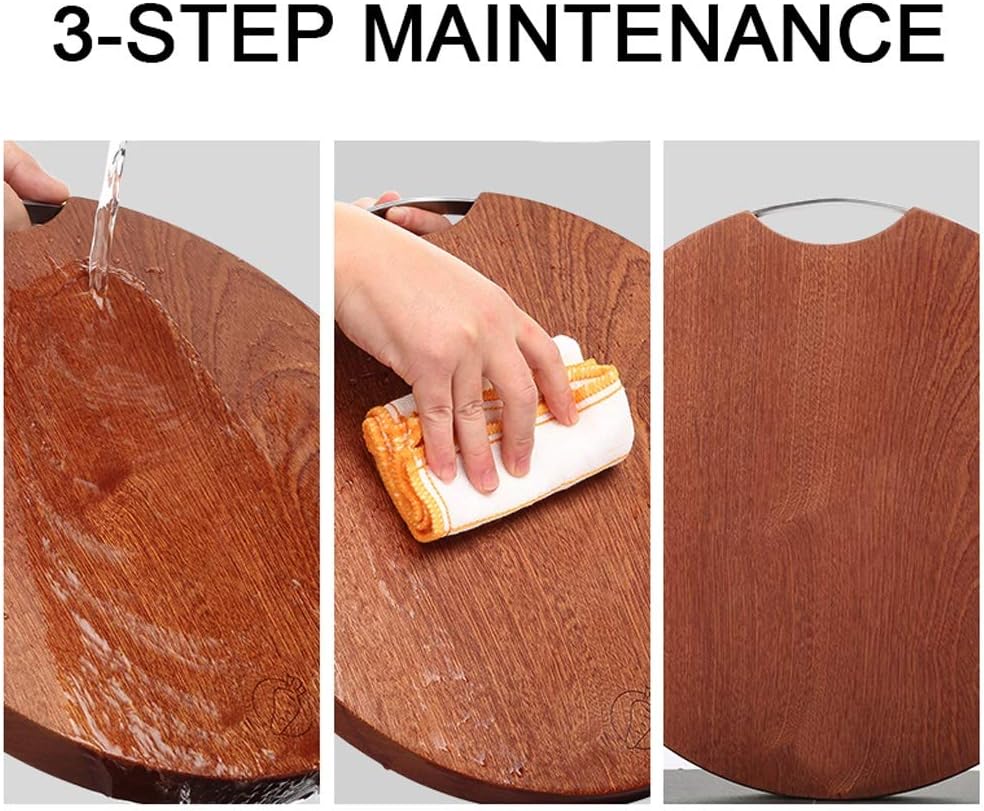Choing BoardKitchen Cutting Board Reversible Sandalwood Round Organic Wood Butcher Block and Wooden Carving Board for Meat and Choing Vegetables little surprise