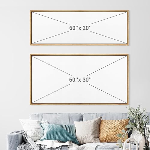 Miniatura 6 de MUDECOR Lienzo enmarcado extra grande para pared, tonos neutros suaves, naturaleza, desierto, antiguo, retro, bellas ilustraciones, decorativo,