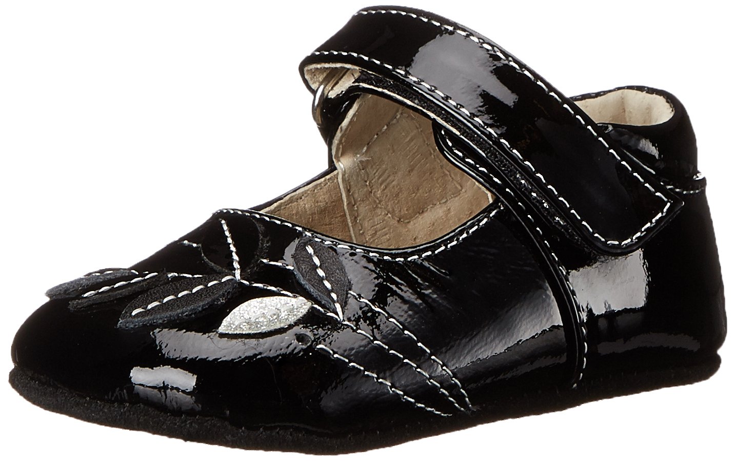 See Kai Run Maya Mary Jane (Infant/Toddler),Black Patent,6-9 Months (Infant)