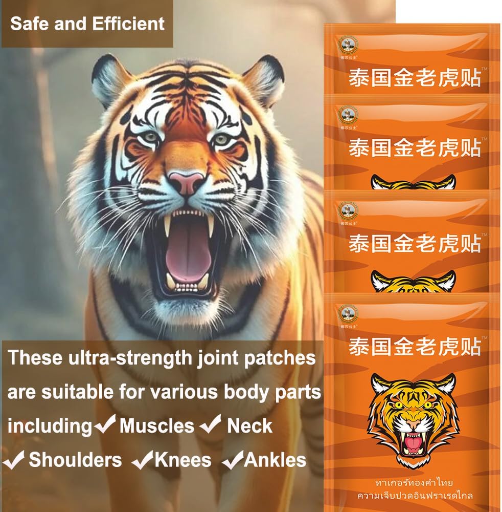 Tiger Patches Heat Patches, 40 Pcs