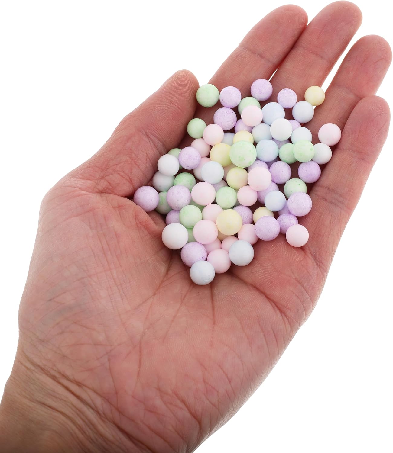 Toddmomy Bean Bag Filler Foam Beads for Couch Cushion Stuffing Comfortable Filling for Bean Bags DIY Crafts and Relaxing Seating Macaron Mix