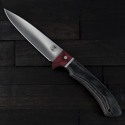 Miniatura 5 de Prince of Scots Cuchillo de pelar/utilidad de 4.5 pulgadas | Mango extragrande | Acero premium, borde recto multiusos, punta de lanza