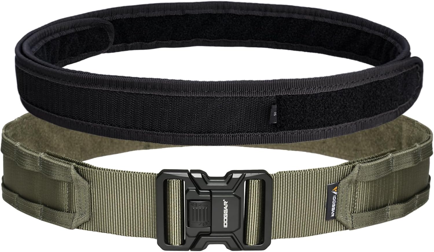 IDOGEAR SPORTS Tactical Riggers Belt 2" Heavy-Duty MOLLE Belt With 1.75" Inner Nylon For Outdoor Military Work Use