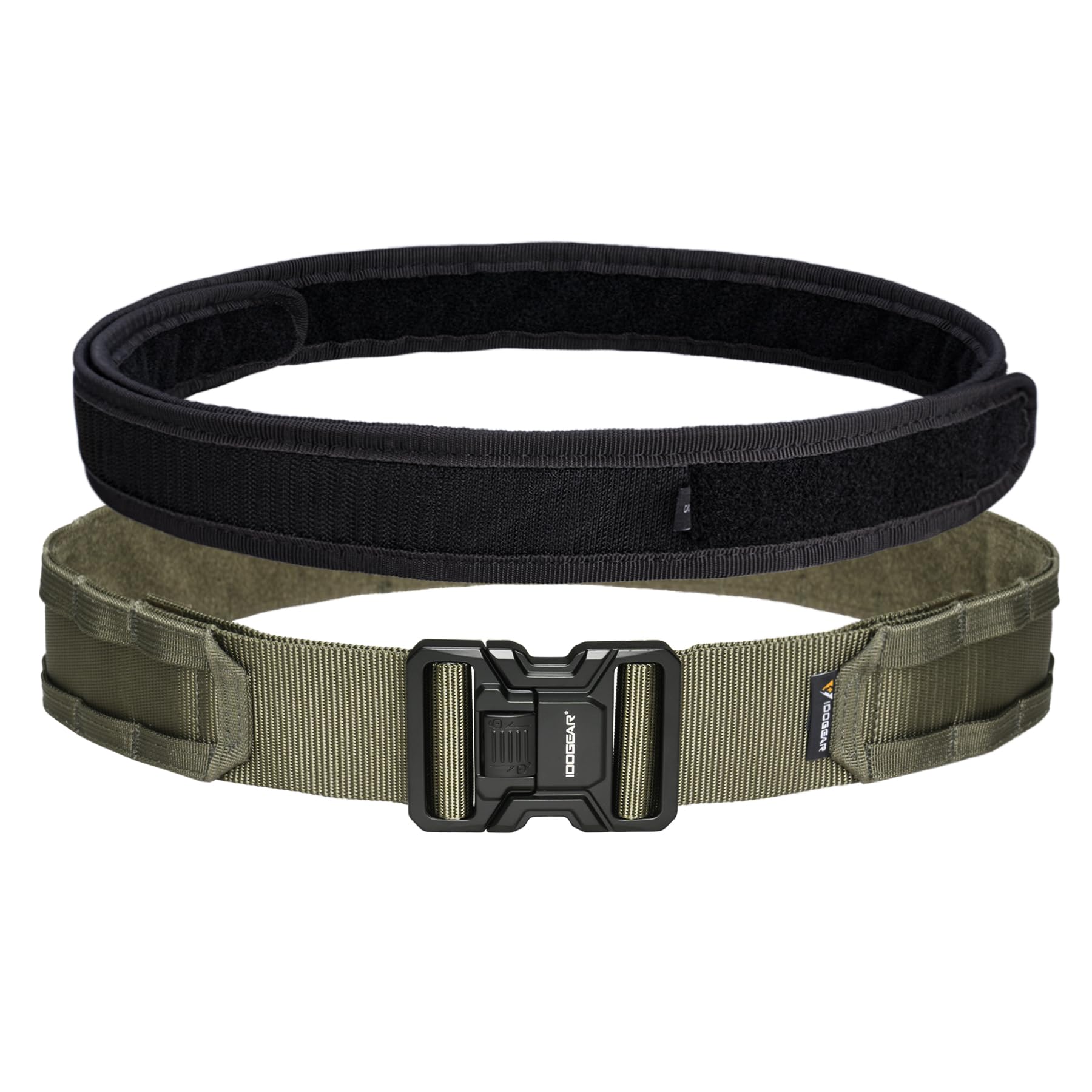Tactical Riggers Belt 2" Heavy-Duty MOLLE Belt With 1.75" Inner Nylon For Outdoor Military Work Use
