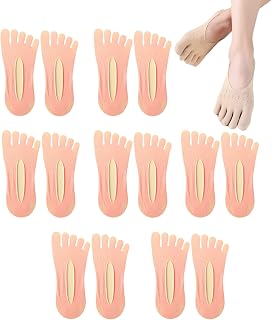 THUCHENYUC 7 Pair Orthoes Bunion Relief Socks Women, Summer Breathable Orthotoe Compression Socks Toe Separator Socks (Color : F)