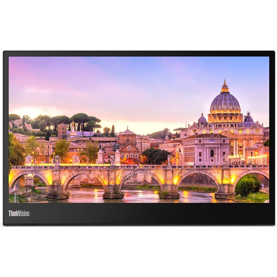 Lenovo ThinkVision M14 (14型 1920×1080) Lenovo ThinkVision M14 14 polegadas, 1920 x 1080y, IPS, 2