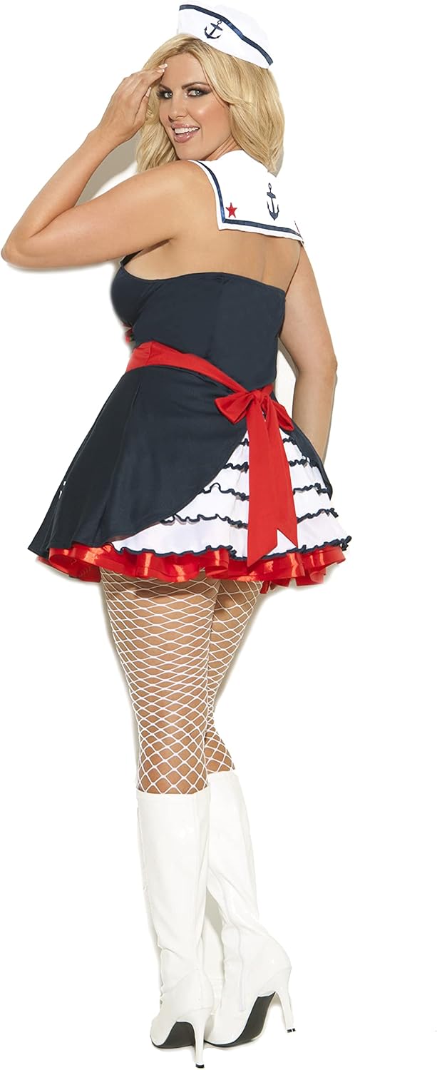 Navy Sea Captain Sailor Two Piece Costume Theater Roleplay Set - Image 7
