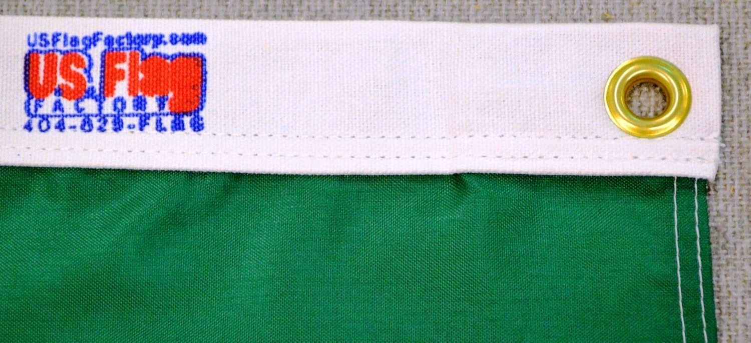 US Flag Factory - 5x8 FT Mexico Mexico Flag (Sewn Stripes) Outdoor SolarMax Nylon - Made in America (5x8 FT)