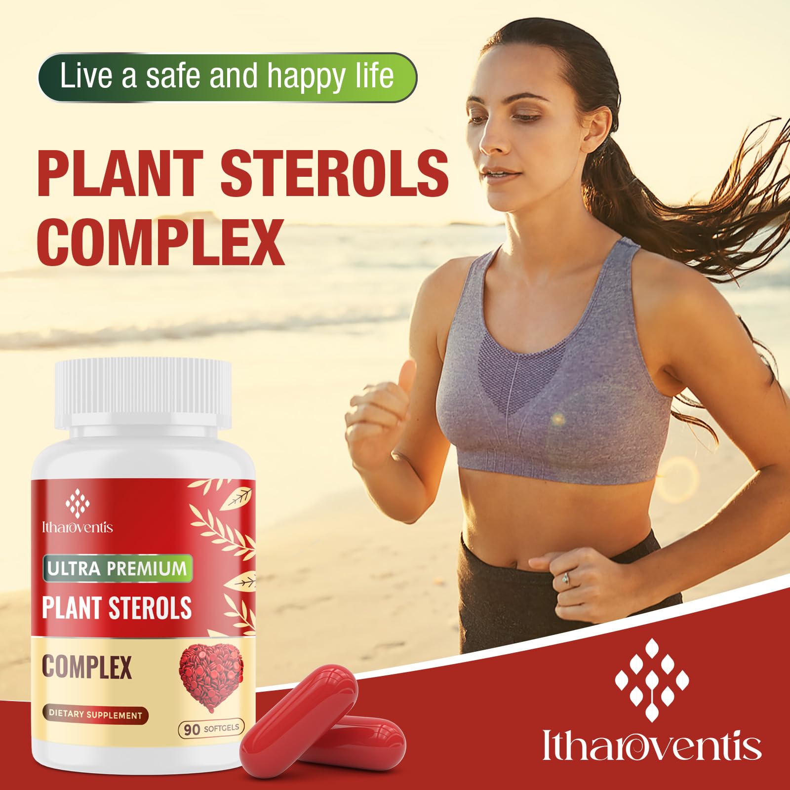 Itharoventis Plant Sterols Supplement with Red Yeast Rice — Amazon image 3