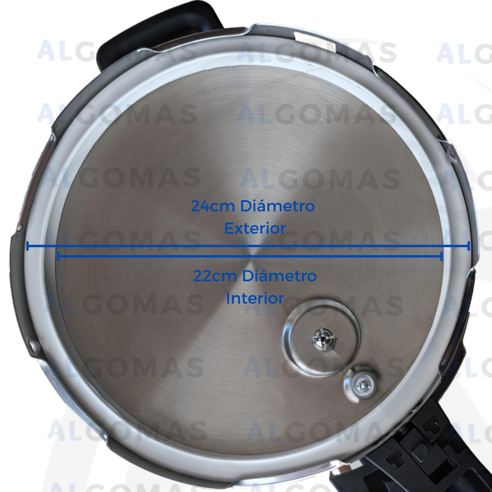 ALGOMAS® Junta de Olla Express Adaptable a Monix | Ollas con 22cm diámetro Interior | Caucho Natural | Desmolde Hecho a Mano Duradera y Resistente | Fácil instalación · imagen 3