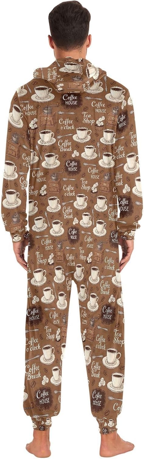 QUGRL Onesies Adult Pajamas Costume for Women Men Unisex Cosplay Sleepwear Homewear Suit Winter S-XL