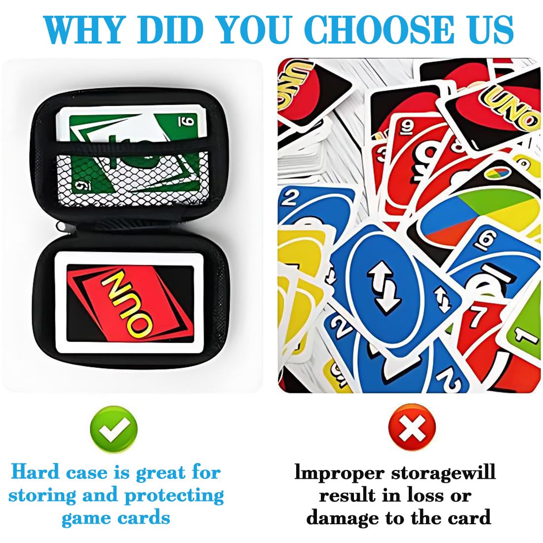 Custodia per 400 carte con 100 carte incluse (carte 50 V max e 50 carte casuali) Custodia rigida