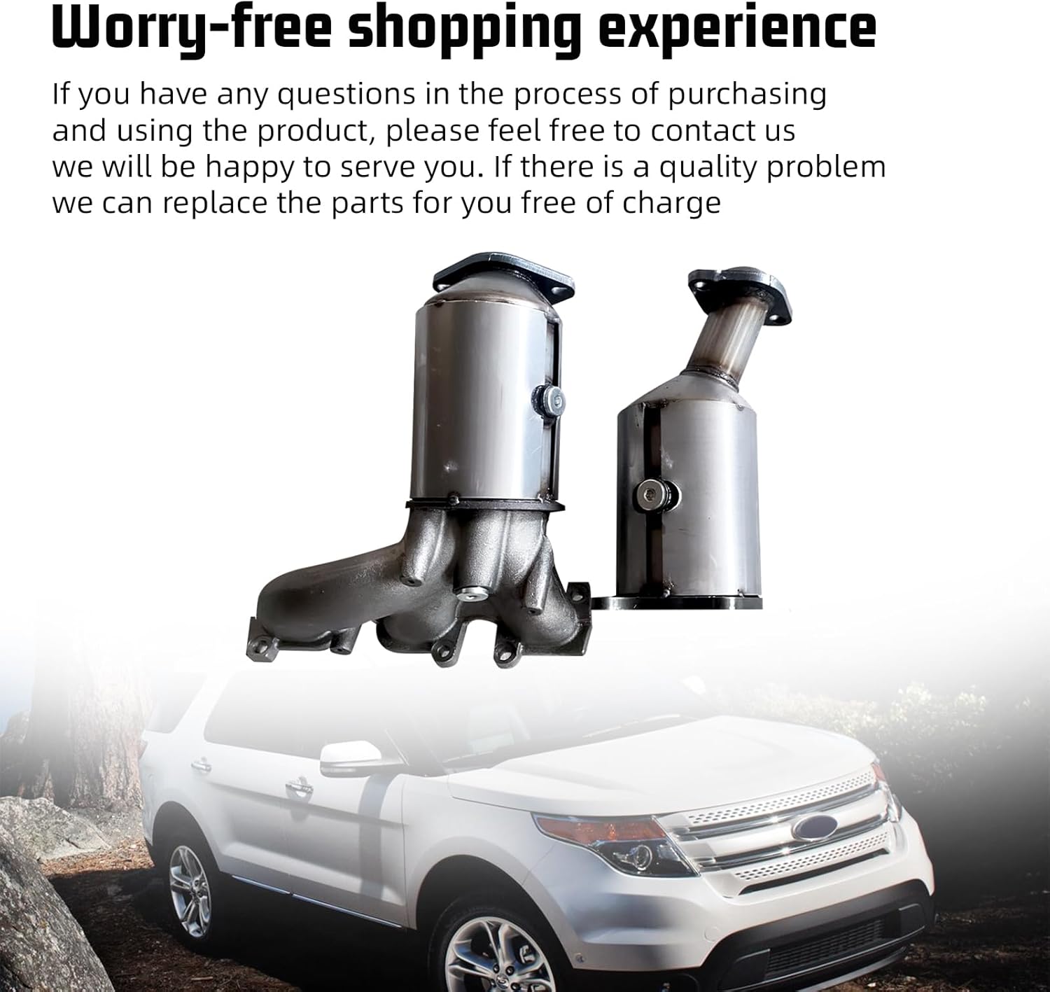 BT4Z-5G232-C Catalytic Converter Bolts Gasket Compatible with Ford Edge 3.5L 3.7L 2011-2014，Ford Explorer 3.5L 2011-2012，Lincoln MKX 3.7L 2011-2015，PE16719-20X BT4Z-5E212-C BT4Z-5E212-B