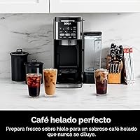 Vista 4 de Ninja Cafetera de goteo DualBrew Pro Café caliente y helado Compatible con cápsulas K-Cup 3 estilos de preparación (Clásico, Rico y Helado)