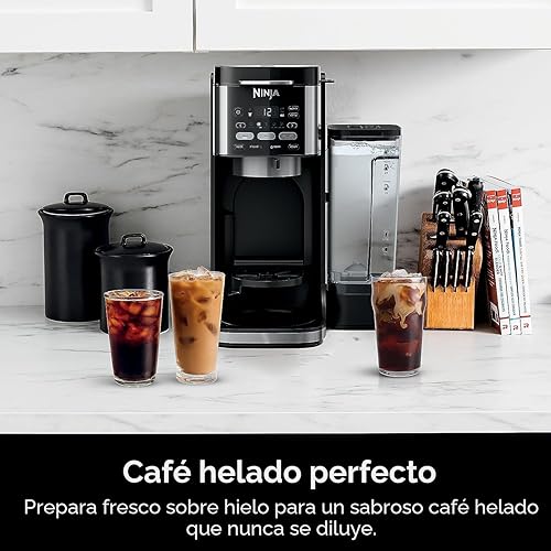 Miniatura 4 de Ninja Cafetera de goteo DualBrew Pro Café caliente y helado Compatible con cápsulas K-Cup 3 estilos de preparación (Clásico, Rico y Helado)