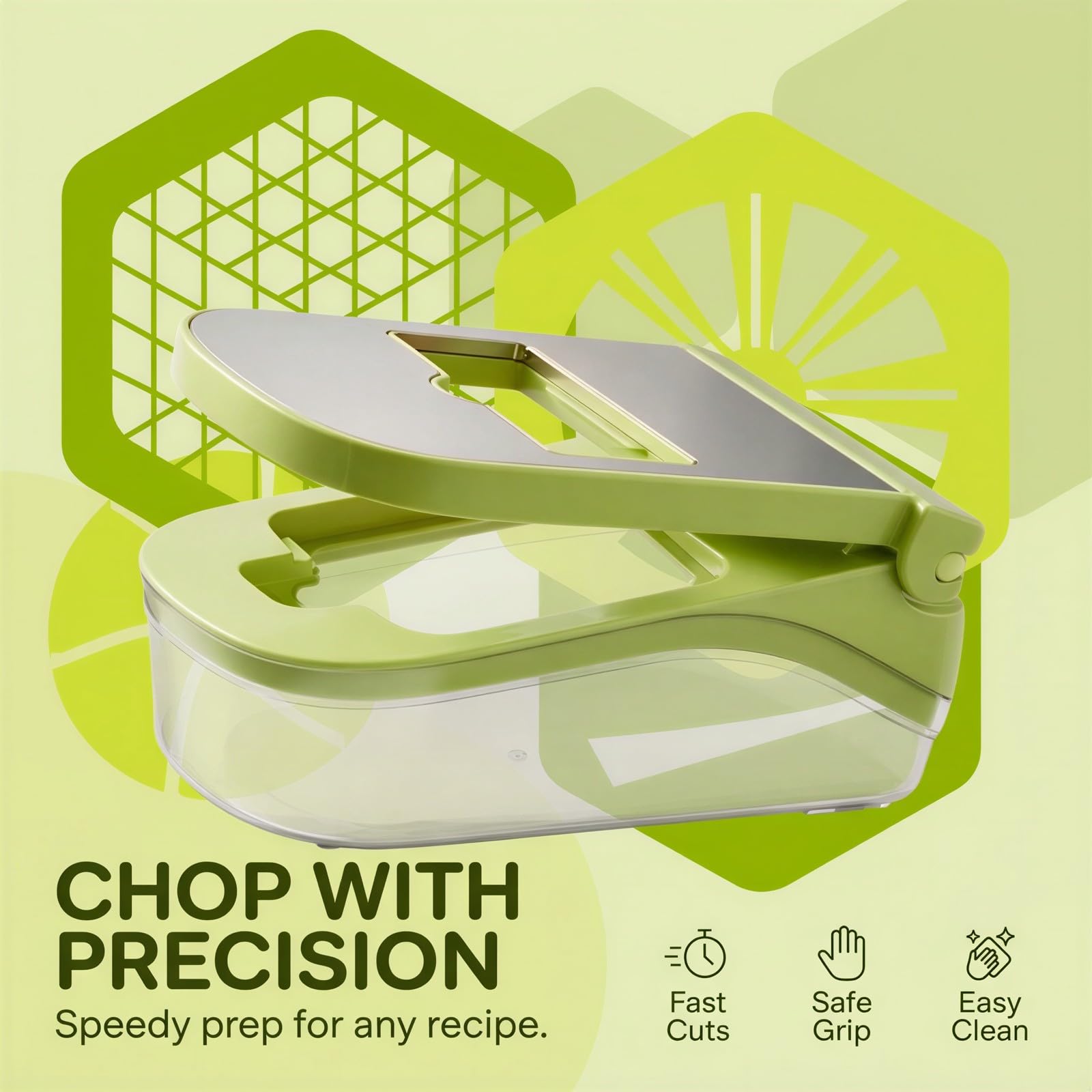 Gemüsezerkleinerer 17-in-1, Food Chopper mit Behälter und Eiertrenner, Obst- und Gemüseschneider, 9 Wechselklingen zum Würfeln, Schneiden und Reiben von Zwiebeln, Kartoffeln, Karotten und Gurken
