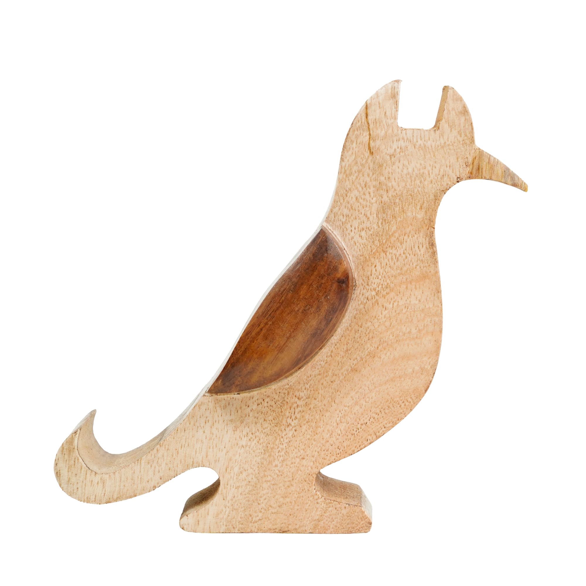 ITOS365 Handcrafted Wooden Bird Spectacles Holder | Chashma Stand & Eyeglass Holder for Table | Wooden Desk Organizer & Home Decor 2