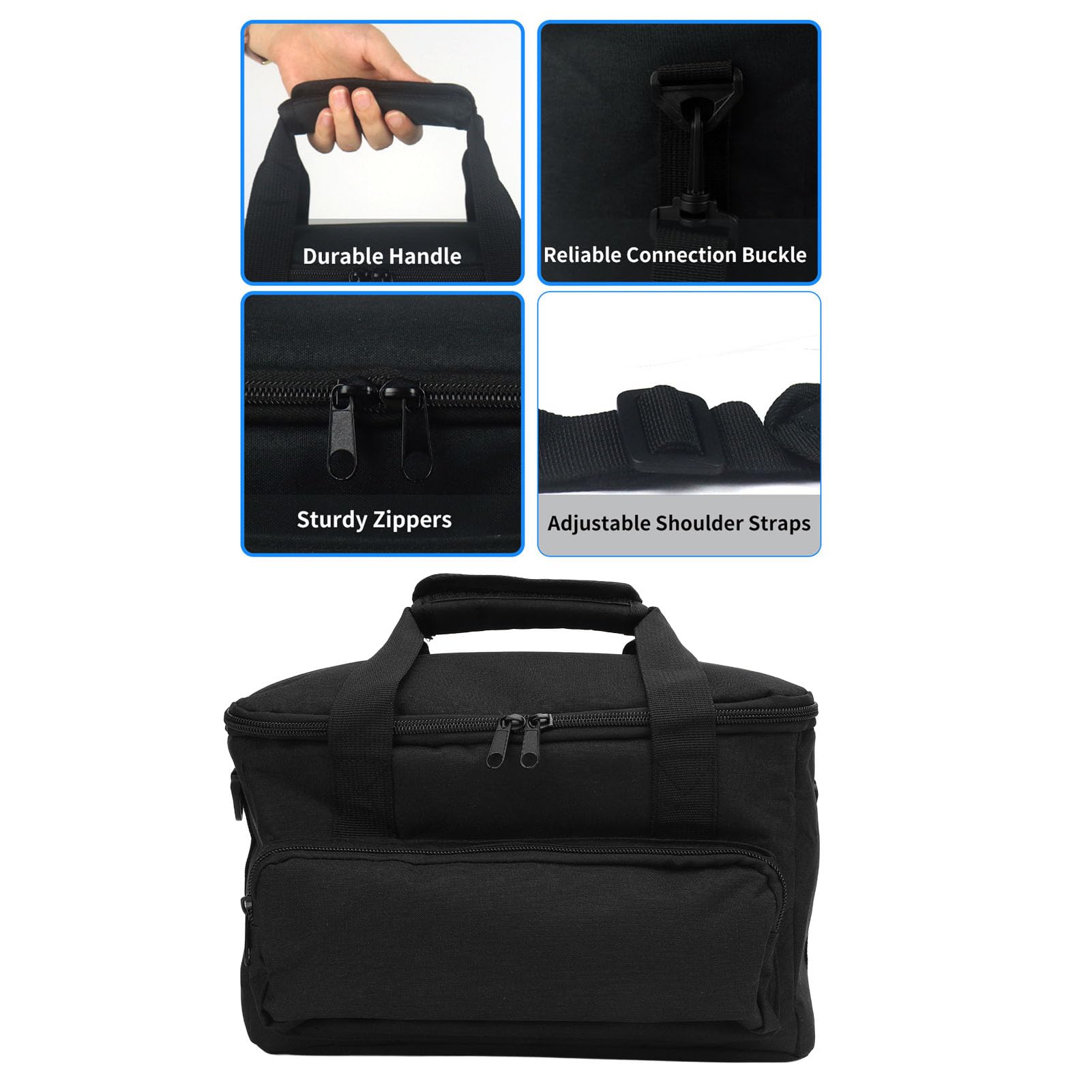 Power Station Carrying bag, Portable Power Station Carrying Case, Easy to Carry, Water Proof & Dust Proof, Electronic Accessories Case with Carry Handle Shoulder Strap