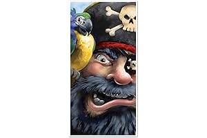 Beistle Pirate Door Cover: Ahoy There, Matey!