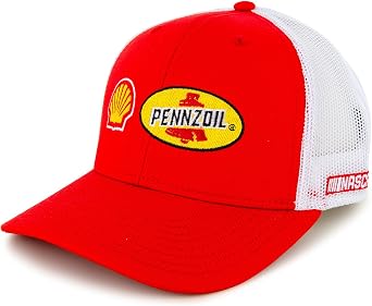 The Game Joey Logano Shell Sponsor Mesh NASCAR Hat Red/White