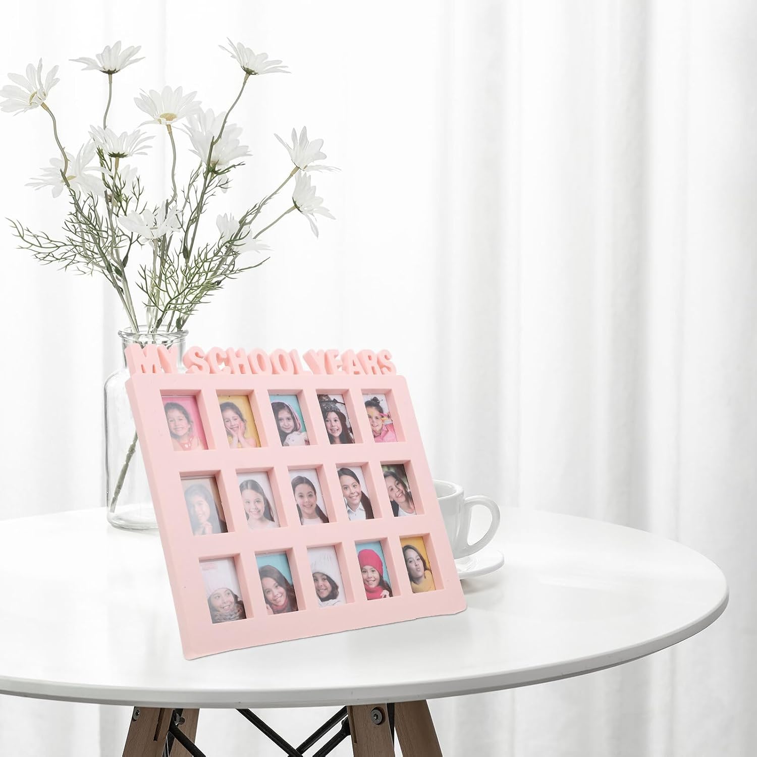 BESPORTBLE School Years Photo Frame 25cm X 28cm Pink for Kids Home