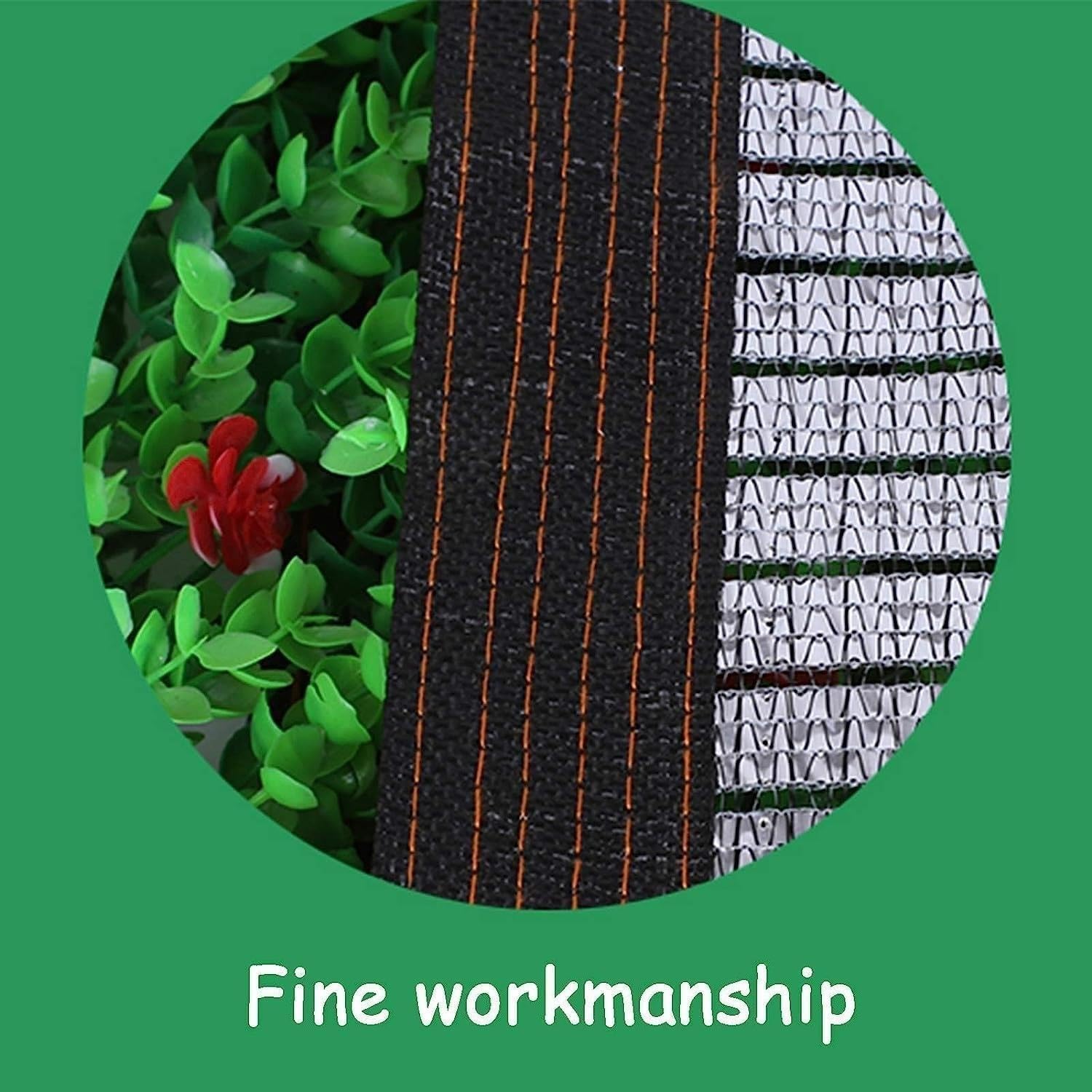 Shade Net Greenhouse Shade Cloth HDPE 90% Sun Shade Cover Sunblock Shade Clothfor with Holes Shade Mesh Tarp Privacy Protective Screens for Plant Flower, Pet Kennels Outdoor(Size:3m*3m)