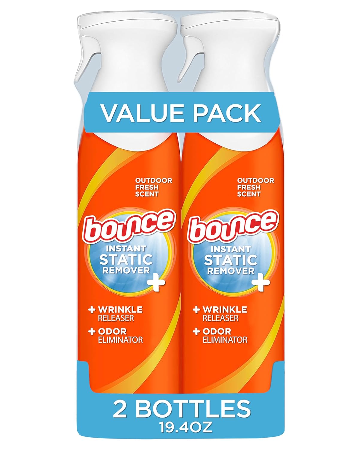 Bounce Rapid Touch-Up 3 in 1 Wrinkle Releaser Clothing Spray Fabric Refresher Odor Eliminator Anti Static 9 7